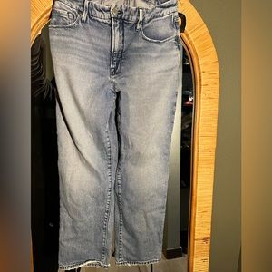 Good American cropped jeans